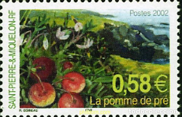 Sellos: 98576 MNH SAN PEDRO Y MIQUELON 2002 MANZANAS SILVESTRES