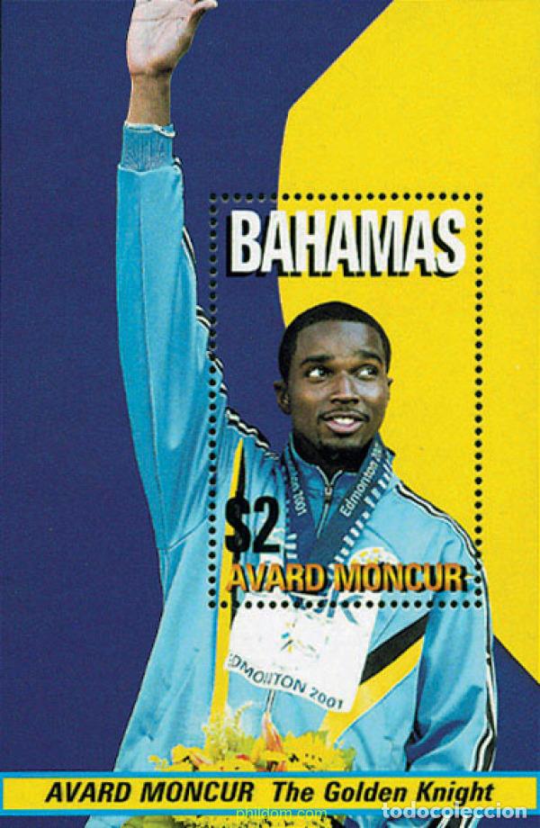 Sellos: 98693 MNH BAHAMAS 2002 HOMENAJE A AVARD MONCUR