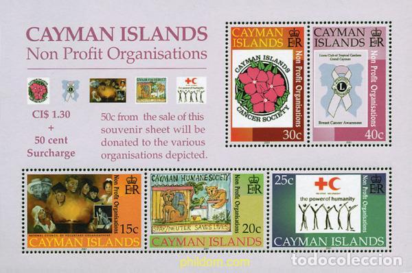 Sellos: 98919 MNH CAIMAN Islas 2001 ORGANIZACIONES HUMANITARIAS