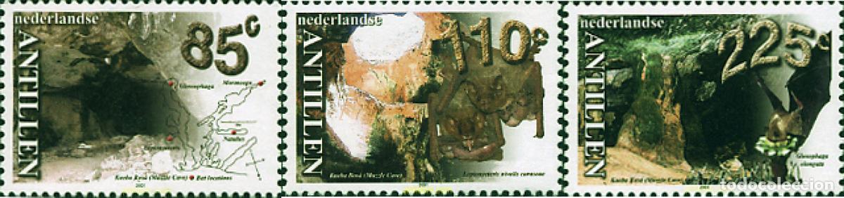 Sellos: 99229 MNH ANTILLAS HOLANDESAS 2001 CUEVAS