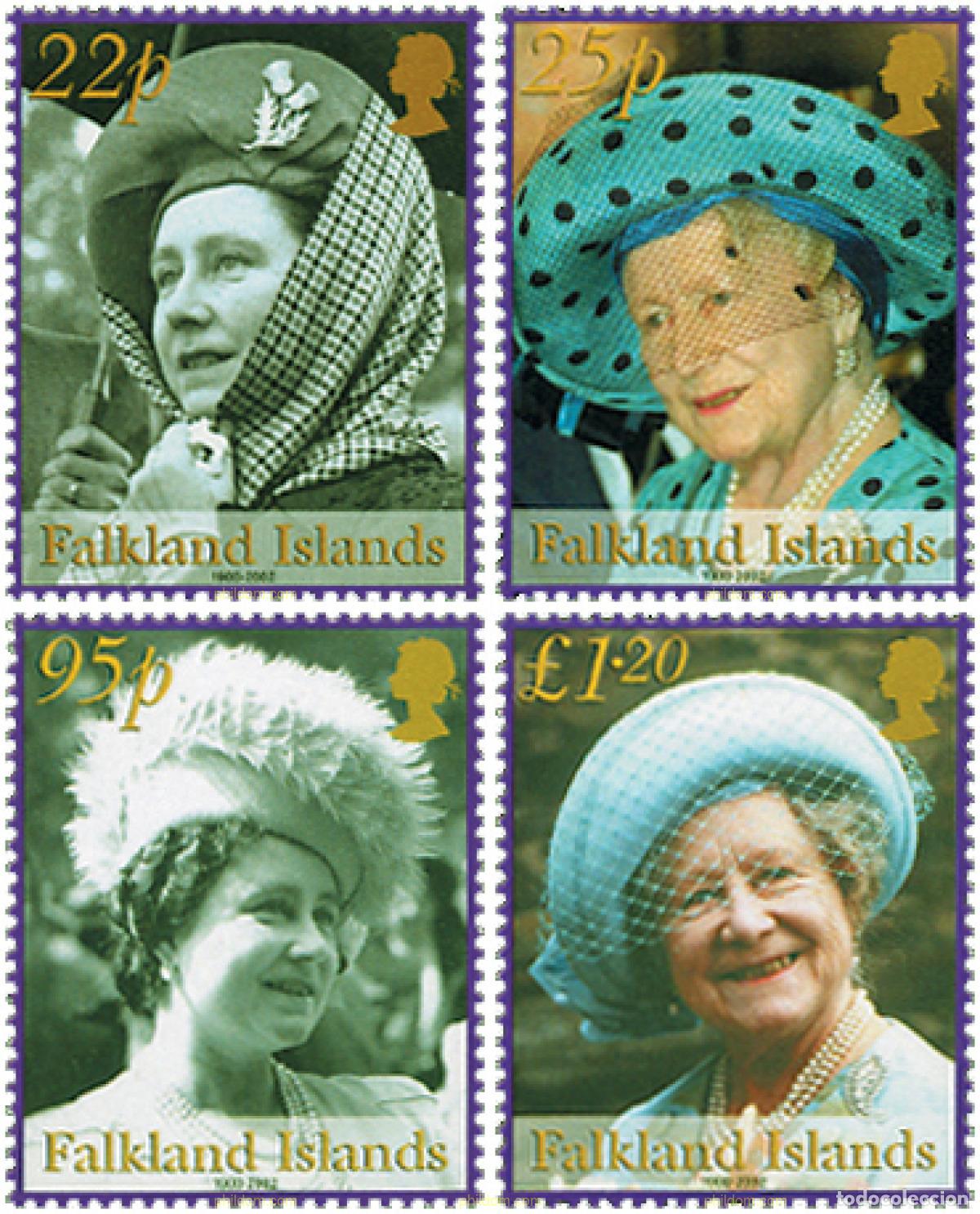 Briefmarken: 99394 MNH FALKLAND 2002 HOMENAJE A LA REINA MADRE
