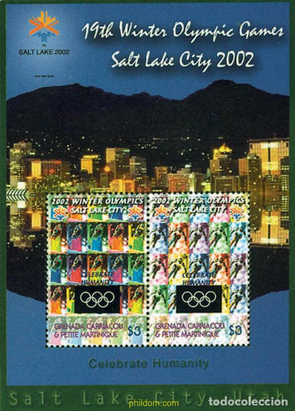 Briefmarken: 99421 MNH GRANADA GRANADINAS 2002 19 JUEGOS OLIMPICOS INVIERNO. SALT LAKE CITY 2002