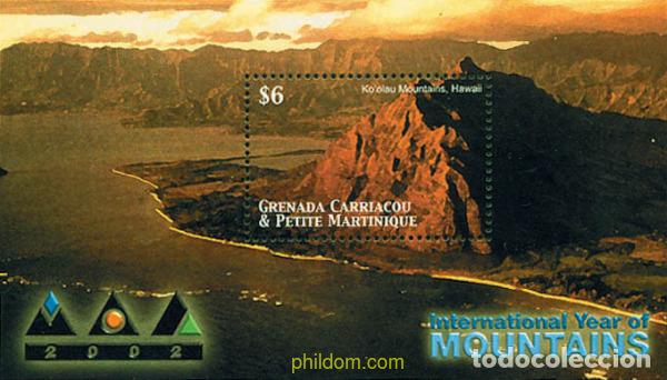 Briefmarken: 99423 MNH GRANADA GRANADINAS 2002 A&Ntilde;O INTERNACIONAL DE LA MONTA&Ntilde;A