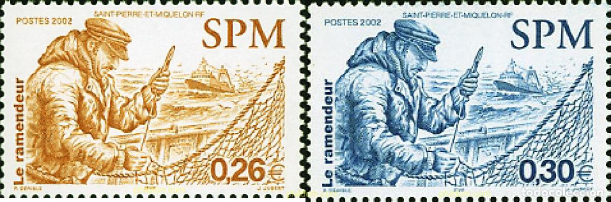 Briefmarken: 99789 MNH SAN PEDRO Y MIQUELON 2002 EL PESCADOR REMENDON