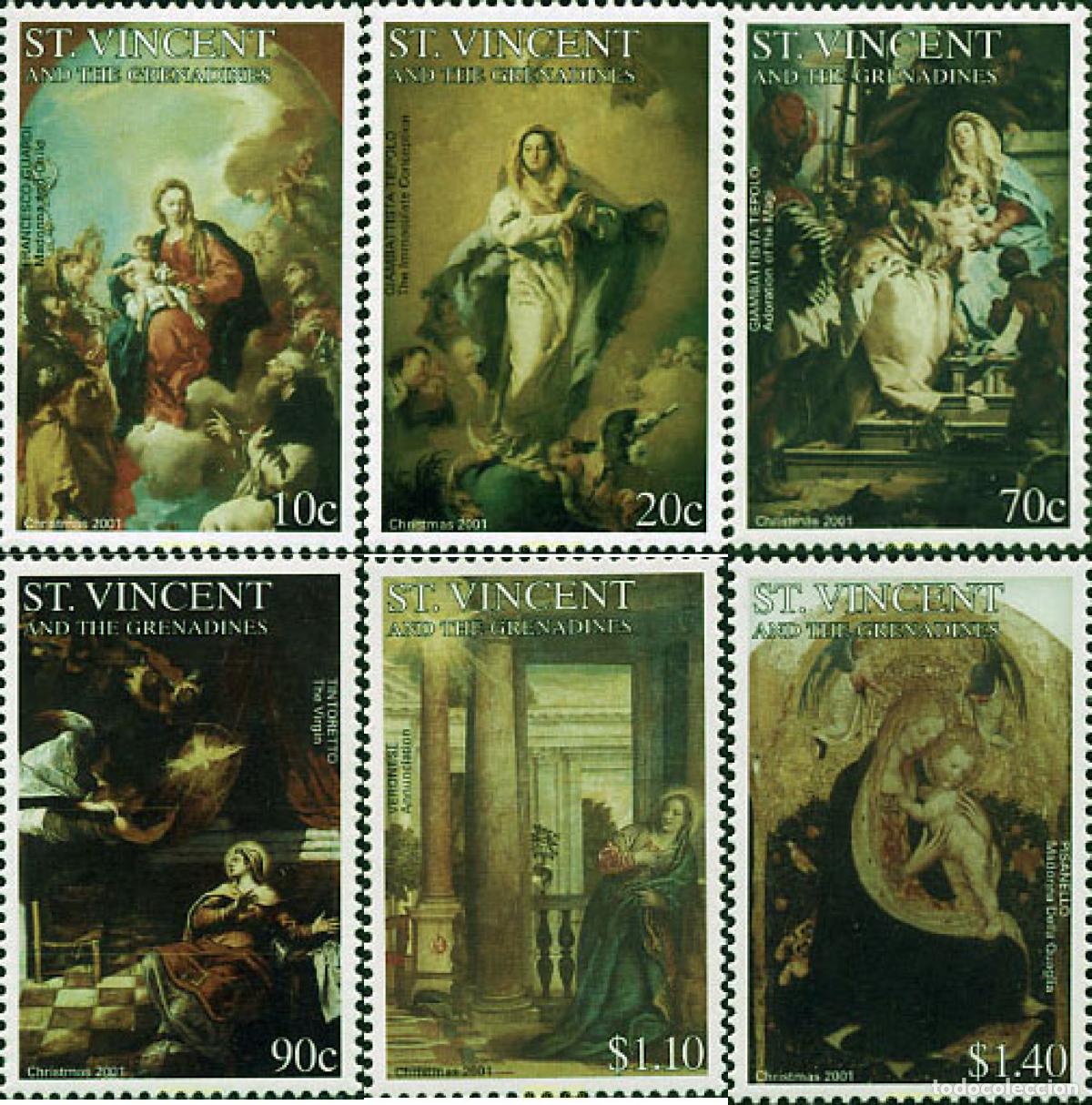 Briefmarken: 99851 MNH SAN VICENTE 2001 NAVIDAD