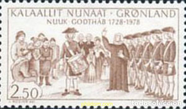 Sellos: 100234 MNH GROENLANDIA 1978 250 ANIVERSARIO DE LA CIUDAD DE GODTHAB