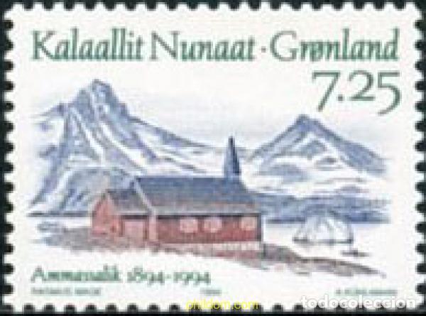 Sellos: 100256 MNH GROENLANDIA 1994 CENTENARIO DE AMMASSALIK
