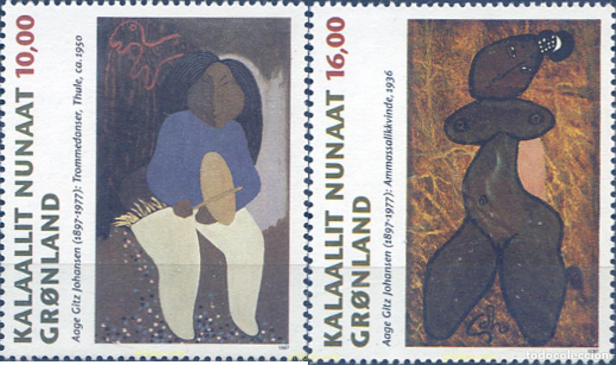Sellos: 100293 MNH GROENLANDIA 1997 CENTENARIO DEL NACIMIENTO DE AAGE GITZ JOHANSEN