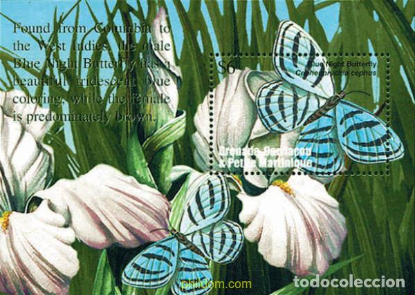 Sellos: 100356 MNH GRANADA GRANADINAS 2002 MARIPOSAS