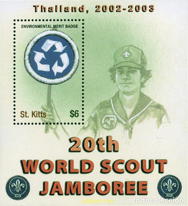 Sellos: 100416 MNH SAN KITTS 2002 20 JAMBOREE EN TAILANDIA
