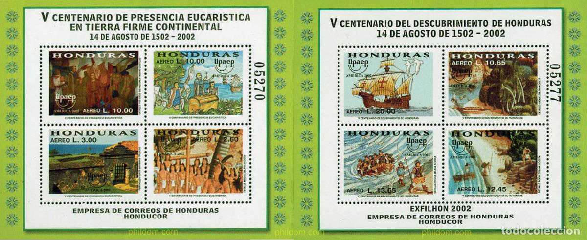Sellos: 130293 MNH HONDURAS 2002 AMERICA-UPAEP 2002 - EDUCACION Y ANALFABETISMO