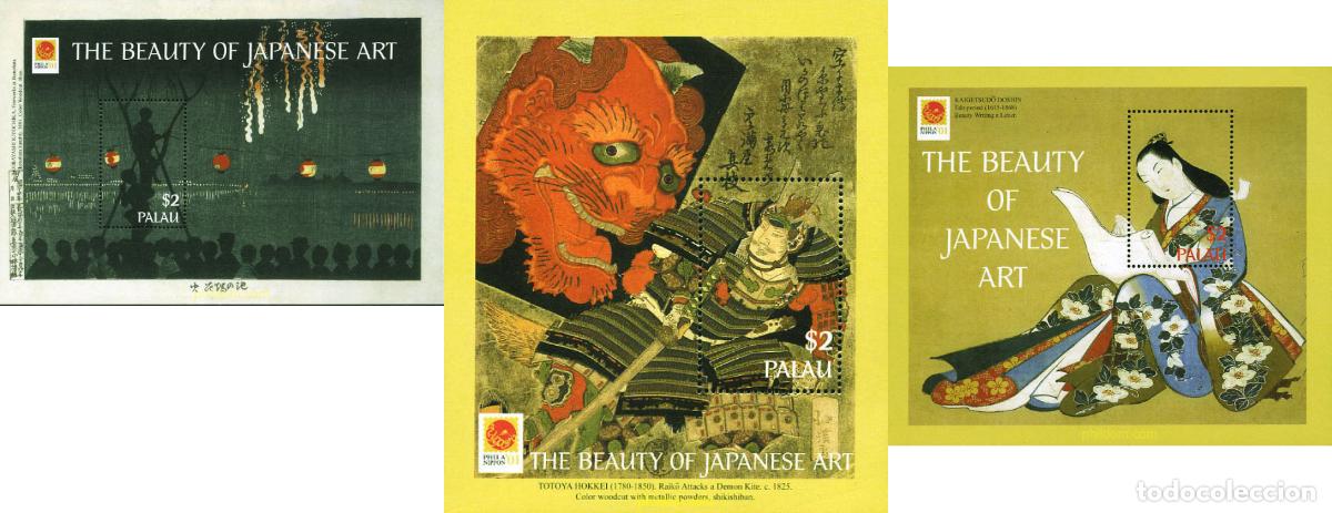 Sellos: 100639 MNH PALAU 2001 LA BELLEZA DEL ARTE JAPONES