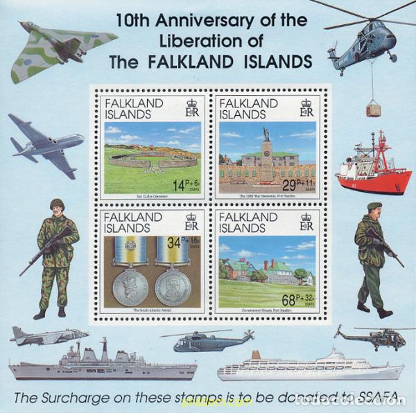 Sellos: 209757 MNH FALKLAND 1992 10 ANIVERSARIO DE LA LIBERACION