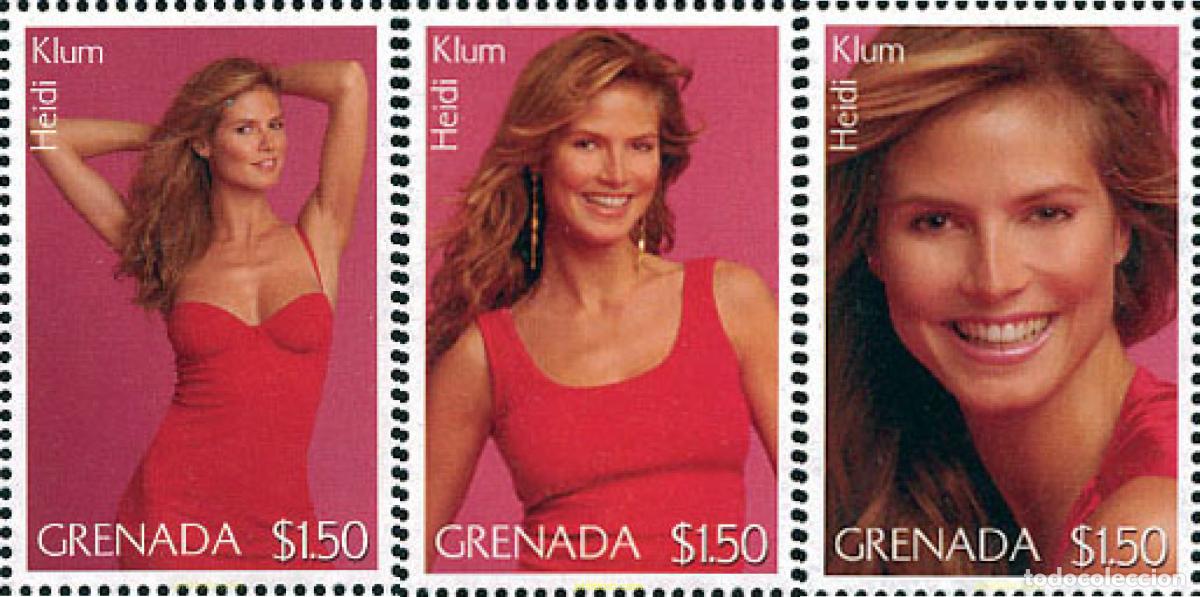 Sellos: 101187 MNH GRANADA 2002 HEIDI KLUM