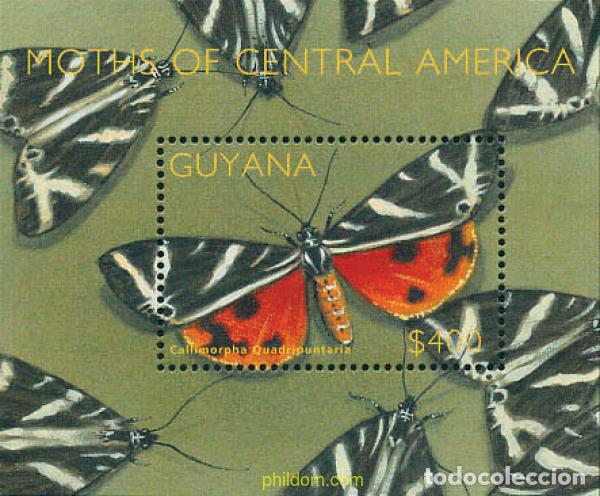 Sellos: 321511 MNH GUYANA 2002 MARIPOSAS DE AMERICA CENTRAL