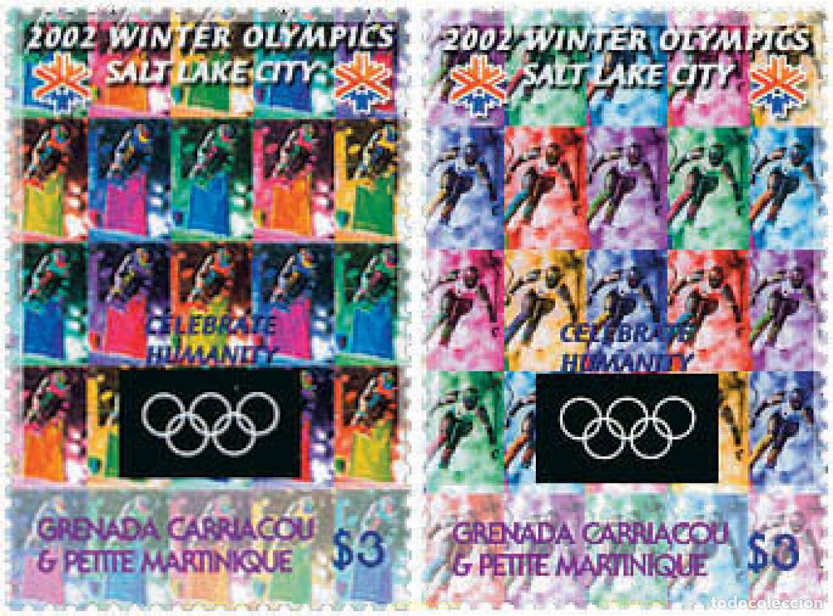 Sellos: 101599 MNH GRANADA GRANADINAS 2002 19 JUEGOS OLIMPICOS INVIERNO. SALT LAKE CITY 2002