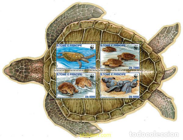 Sellos: 102442 MNH SANTO TOME Y PRINCIPE 2002 TORTUGA GOLFINA
