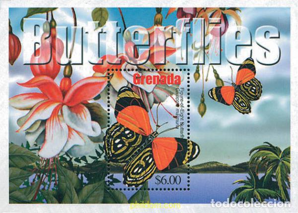 Sellos: 102849 MNH GRANADA 2002 MARIPOSAS