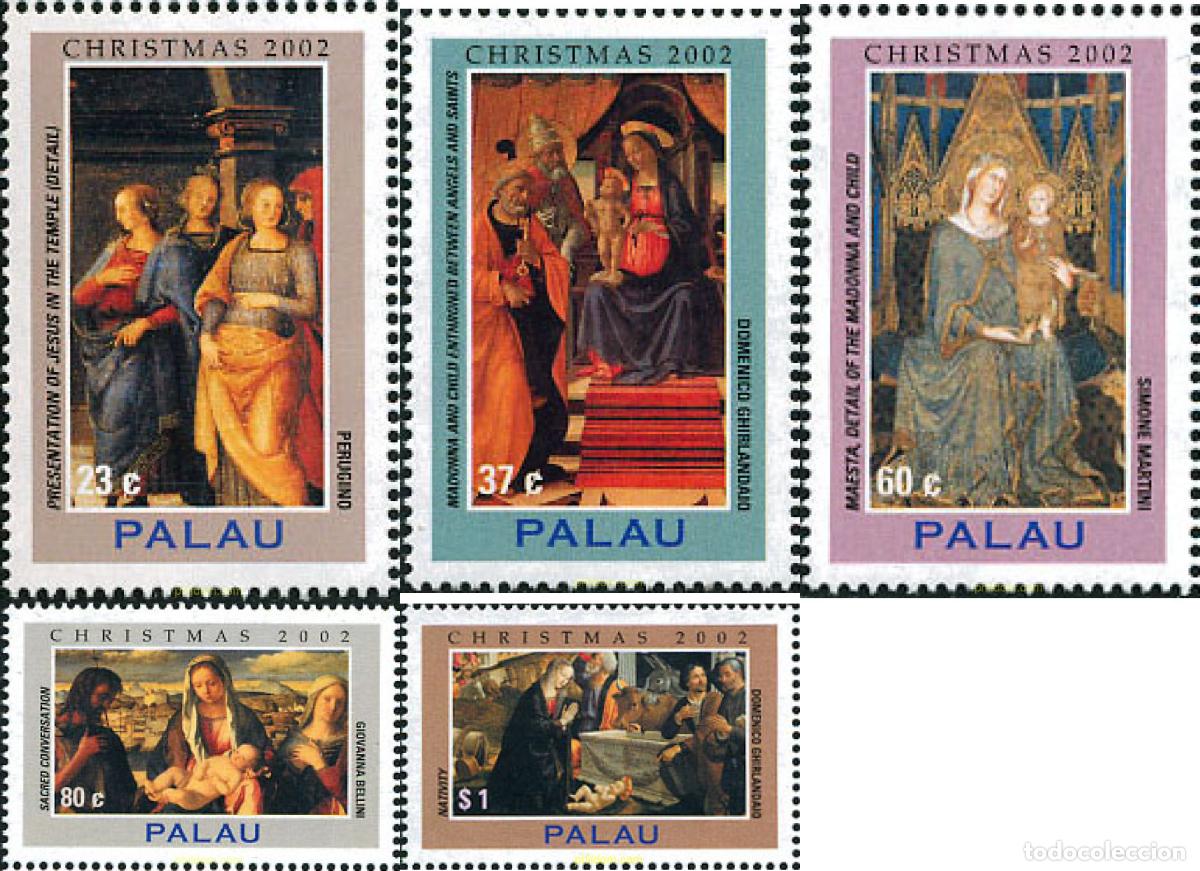 Sellos: 104037 MNH PALAU 2002 NAVIDAD