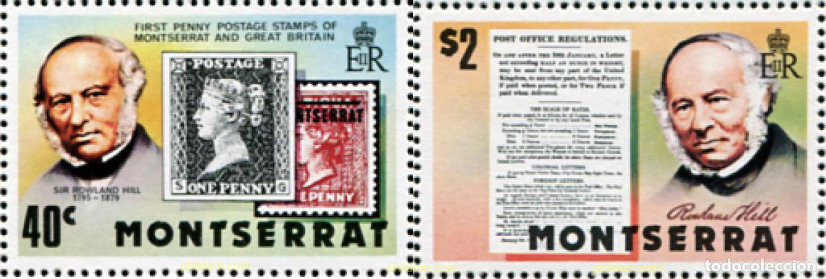 Sellos: 677290 MNH MONTSERRAT 1979 CENTENARIO DE LA MUERTE DE ROWLAND HILL