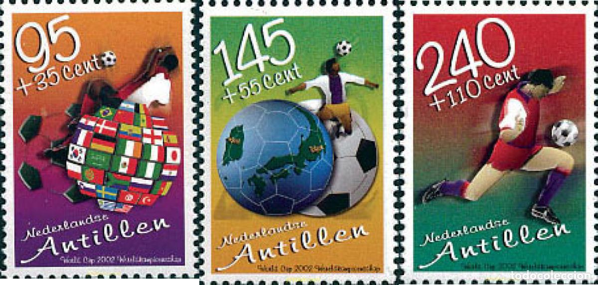 Sellos: 107200 MNH ANTILLAS HOLANDESAS 2002 COPA DEL MUNDO DE FUTBOL. COREA DEL SUR Y JAPON-02