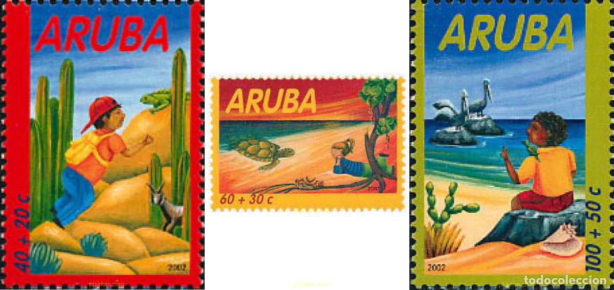 Sellos: 118513 MNH ARUBA 2002 PRO INFANCIA