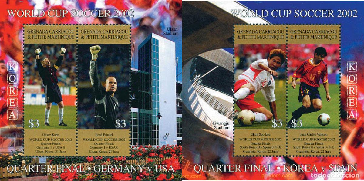 Sellos: 666623 MNH GRANADA GRANADINAS 2002 COPA DEL MUNDO DE FUTBOL. COREA DEL SUR Y JAPON-02