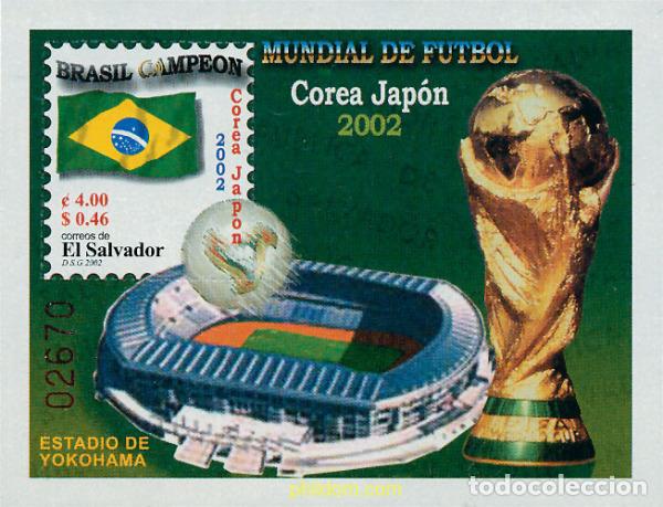 Sellos: 110863 MNH EL SALVADOR 2002 COPA DEL MUNDO DE FUTBOL. COREA DEL SUR Y JAPON-02
