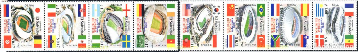 Sellos: 110861 MNH EL SALVADOR 2002 COPA DEL MUNDO DE FUTBOL. COREA DEL SUR Y JAPON-02
