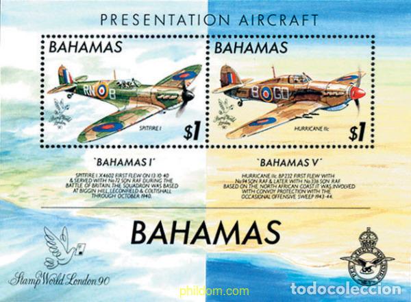Sellos: 113174 MNH BAHAMAS 1990 LONDON 90. EXPOSICION FILATELICA INTERNACIONAL