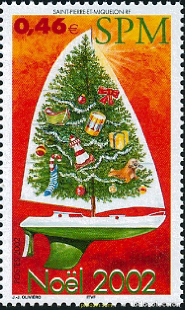 Sellos: 115282 MNH SAN PEDRO Y MIQUELON 2002 NAVIDAD