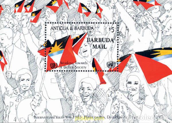 Sellos: 115586 MNH BARBUDA 1985 A&Ntilde;O INTERNACIONAL DE LA JUVENTUD