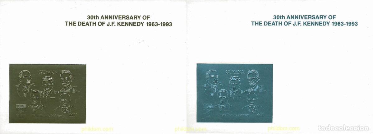 Sellos: 118067 MNH GUYANA 1993 30 ANIVERSARIO DE LA MUERTE DE J. F. KENNEDY