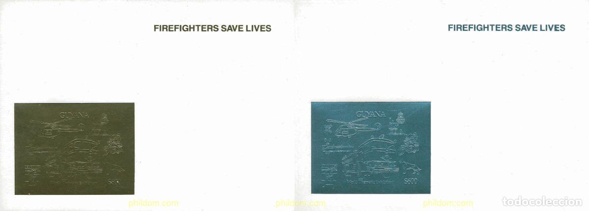 Sellos: 118069 MNH GUYANA 1993 BOMBEROS