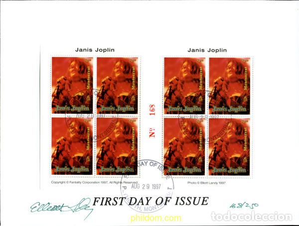 Sellos: 244687 MNH MONTSERRAT 1997 LEYENDAS DE LA MUSICA