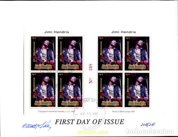 Sellos: 244688 MNH MONTSERRAT 1997 LEYENDAS DE LA MUSICA