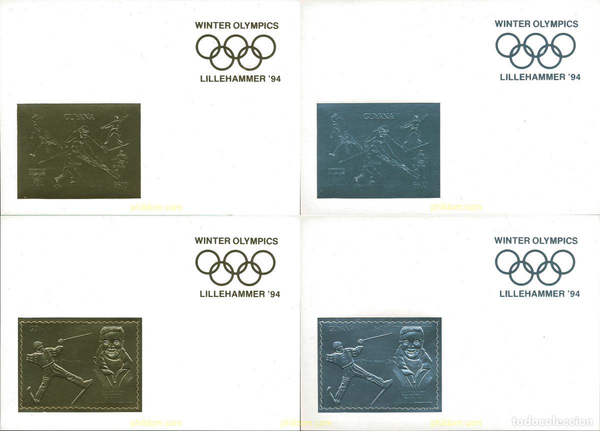 Francobolli: 118074 MNH GUYANA 1993 17 JUEGOS OLIMPICOS INVIERNO LILLEHAMMER 1994