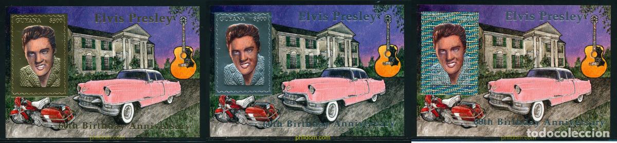 Sellos: 118484 MNH GUYANA 1994 65 ANIVERSARIO DEL NACIMIENTO DE ELVIS PRESLEY