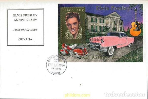 Sellos: 118486 MNH GUYANA 1994 65 ANIVERSARIO DEL NACIMIENTO DE ELVIS PRESLEY