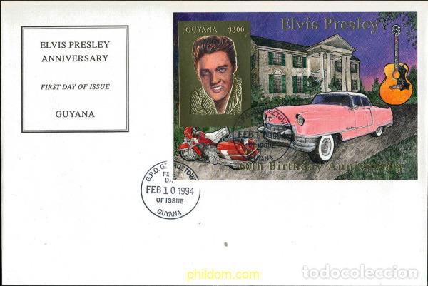 Sellos: 118487 MNH GUYANA 1994 65 ANIVERSARIO DEL NACIMIENTO DE ELVIS PRESLEY