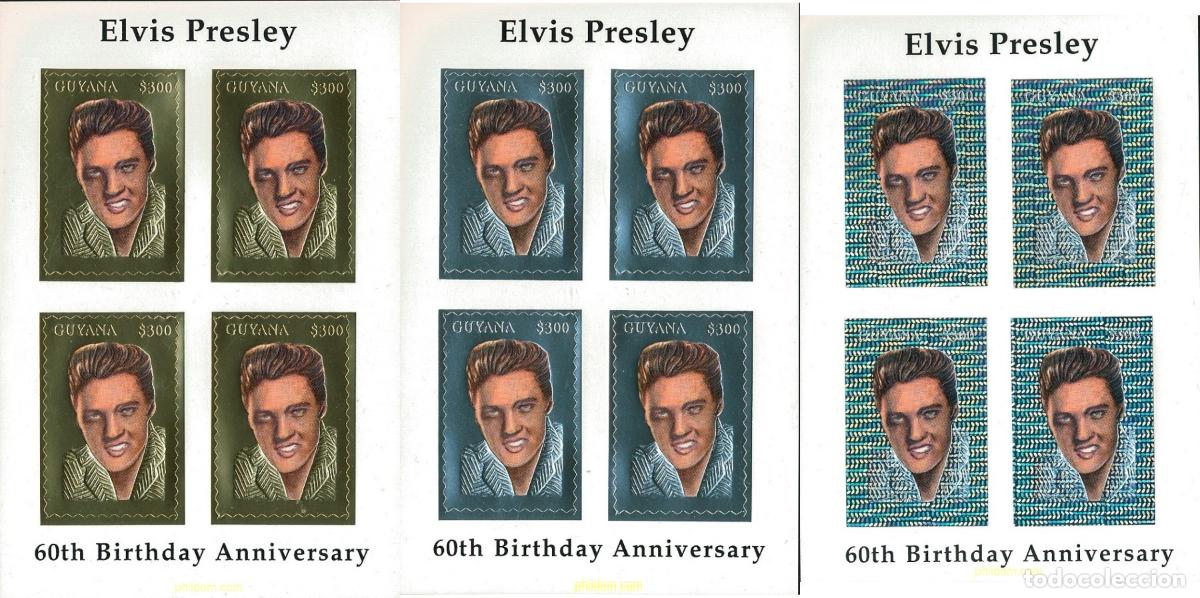 Sellos: 118479 MNH GUYANA 1994 65 ANIVERSARIO DEL NACIMIENTO DE ELVIS PRESLEY