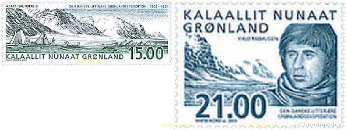 Sellos: 119354 MNH GROENLANDIA 2003 EXPEDICIONES DANESAS EN GROENLANDIA