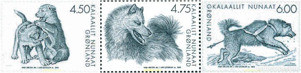 Sellos: 119351 MNH GROENLANDIA 2003 PERROS DE TRINEO