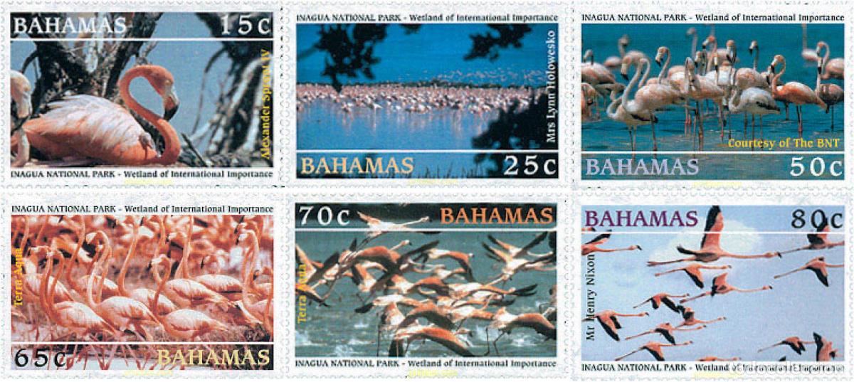 Sellos: 122598 MNH BAHAMAS 2003 PARQUE NACIONAL INAGUA