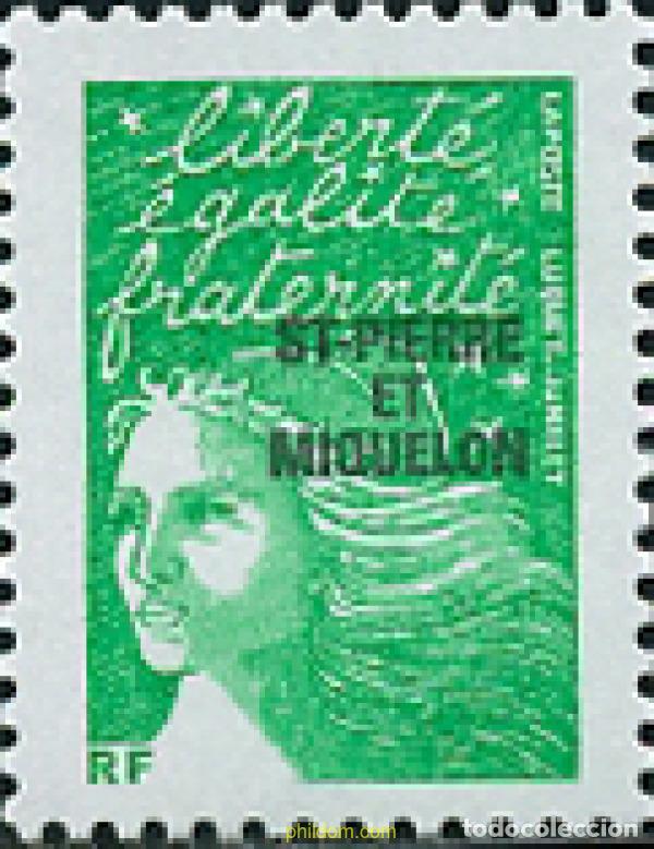 Sellos: 123468 MNH SAN PEDRO Y MIQUELON 2003 MARIANNE DE LUQUET
