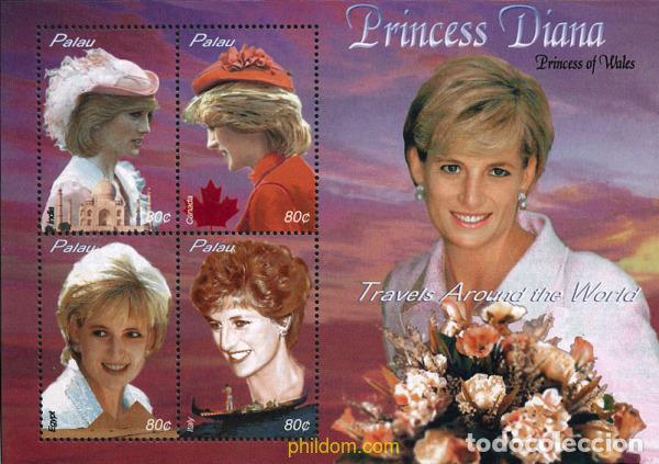 Sellos: 123463 MNH PALAU 2003 5 ANIVERSARIO DE LA MUERTE DE LA PRINCESA DIANA