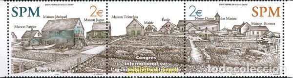 Sellos: 125180 MNH SAN PEDRO Y MIQUELON 2003 CONGRESO INTERNACIONAL DE ARQUITECTURA TRADICIONAL