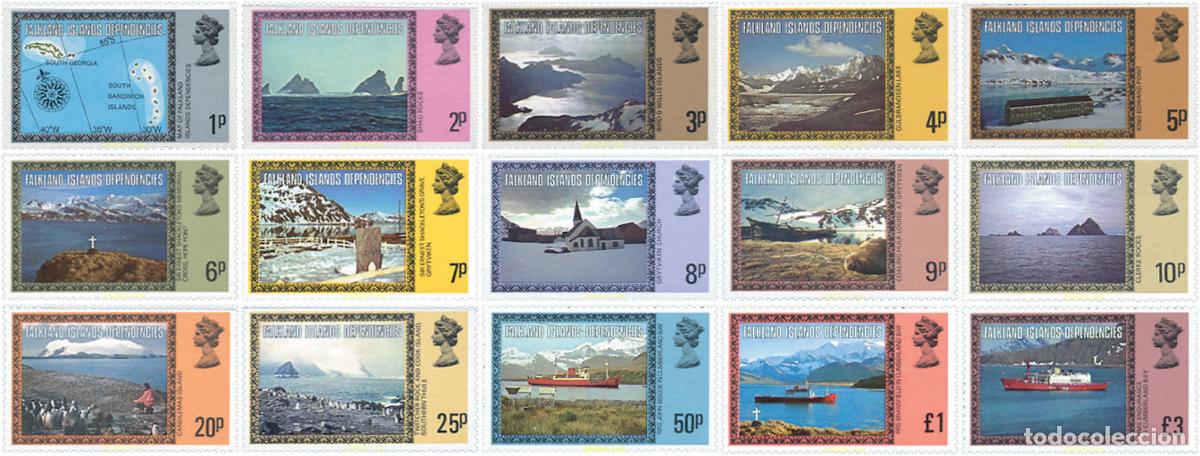 Sellos: 223690 MNH FALKLAND. Dependencias 1980 PAISAJES