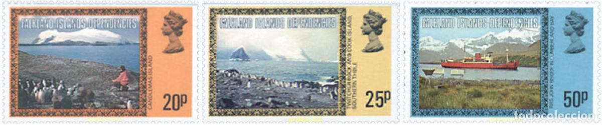 Sellos: 370503 MNH FALKLAND. Dependencias 1980 PAISAJES