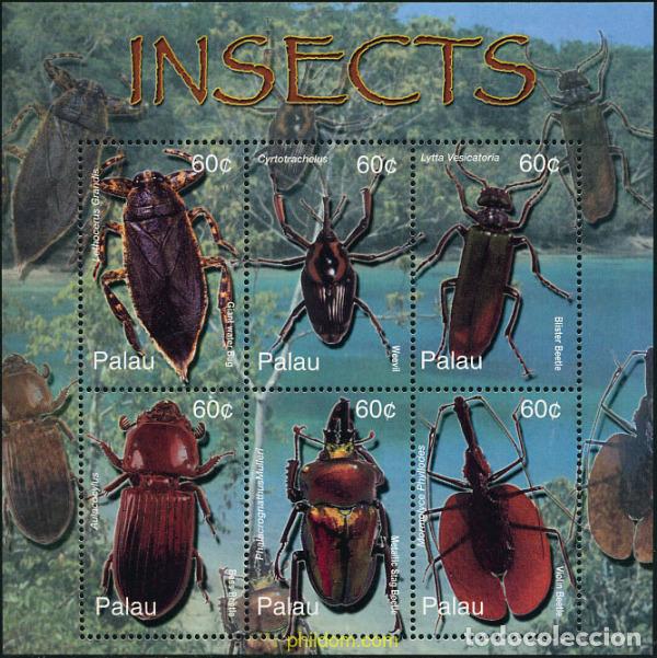 Sellos: 126164 MNH PALAU 2003 INSECTOS